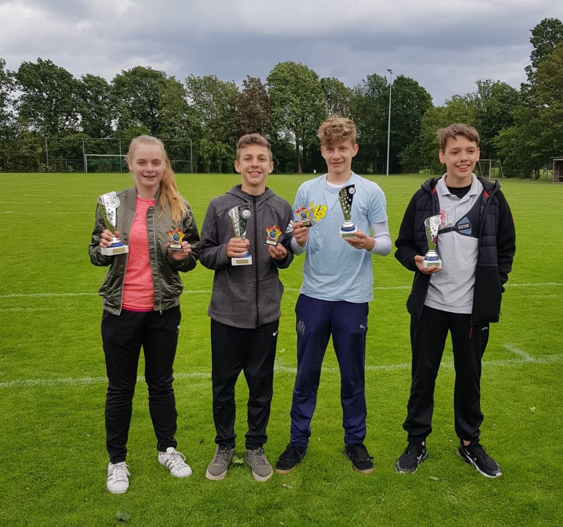 8 juni David 1ste bij de All Round Jeugd Cup